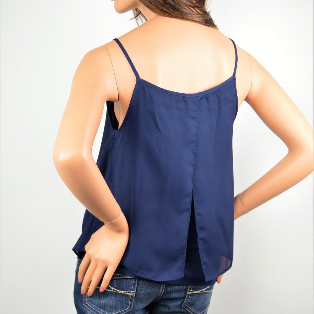 New! Green Envelope Navy  Fly Away Tank Top - Picture 3 of 8